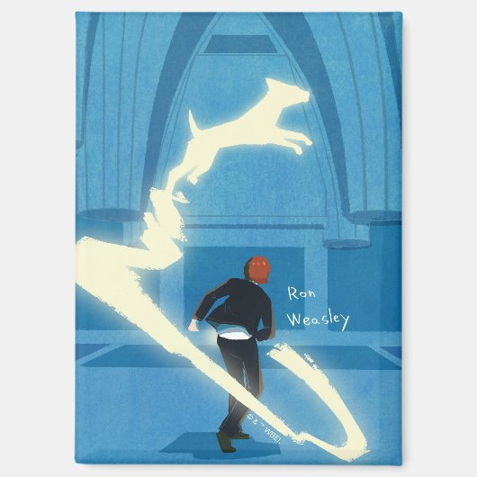 Ron Weasley Patronus Gemälde Magnet (Vorderseite)