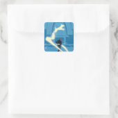 Ron Weasley Patronus Gemälde Quadratischer Aufkleber (Tasche)