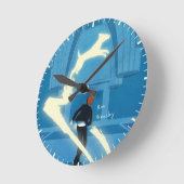 Ron Weasley Patronus Gemälde Runde Wanduhr (Winkel)