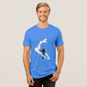 Ron Weasley Patronus Gemälde Tri-Blend Shirt (Vorderseite voll)