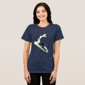 Ron Weasley Patronus Gemälde Tri-Blend Shirt (Vorderseite voll)