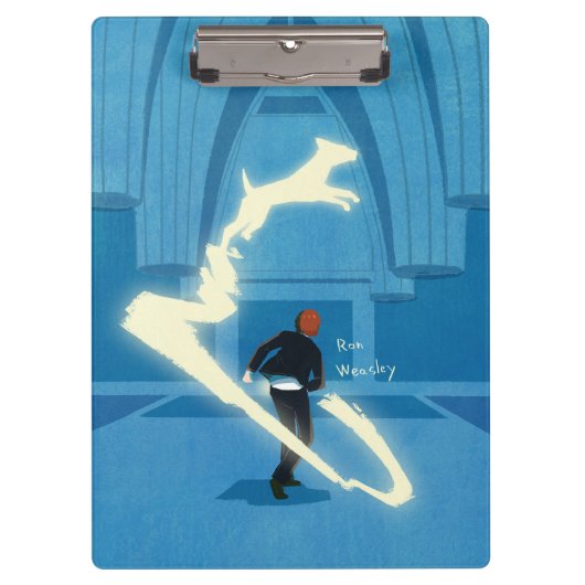 Ron Weasley Patronus Malerei Klemmbrett (Vorderseite)