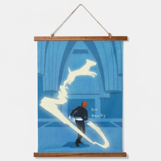 Ron Weasley Patronus Painting Wandteppich Mit Holzrahmen (Vorderseite)