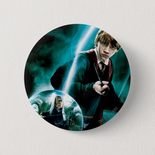 Ron Weasley und Lucius Malfoy Button (Vorderseite)