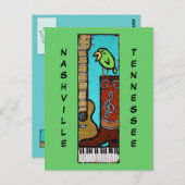 Ron York Art Nashville, TN Postkarte (Vorne/Hinten)