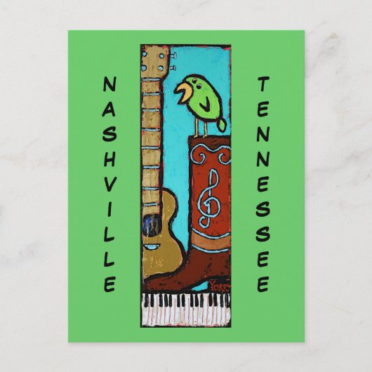 Ron York Art Nashville, TN Postkarte (Vorderseite)