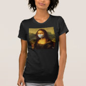 "Rona Mona" Masked Mona Lisa T-Shirt (Vorderseite)