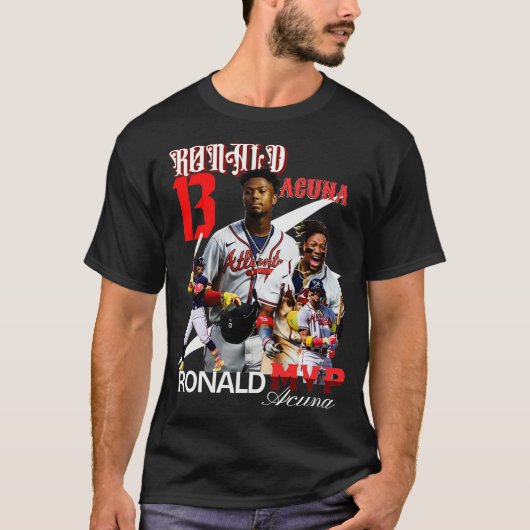 Ronald Acuna Baseball T-Shirt (Vorderseite)