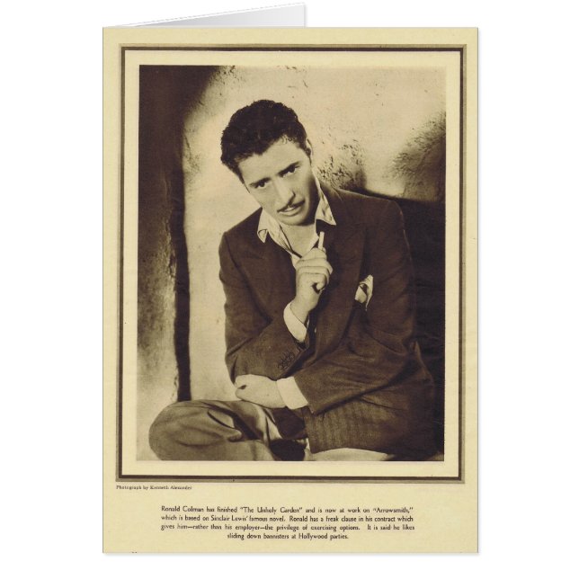 Ronald Colman portait 1931 (Vorne)