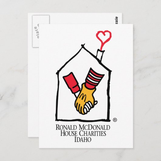 Ronald McDonald Hands Postkarte (Vorne/Hinten)