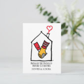 Ronald McDonald Hands Postkarte (Stehend Vorderseite)