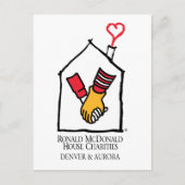 Ronald McDonald Hands Postkarte (Vorderseite)