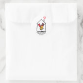 Ronald McDonald Hands Runder Aufkleber (Tasche)