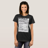 Ronald Nutrition Information Problem lösen T-Shirt (Vorne ganz)