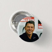 Ronald Reagan Button (Vorne & Hinten)