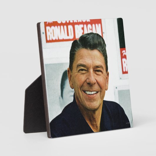 Ronald Reagan Fotoplatte (Vorderseite)