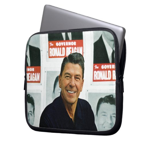 Ronald Reagan Laptopschutzhülle (Vorderseite Links)