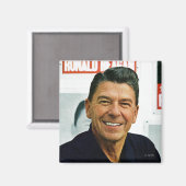 Ronald Reagan Magnet (Vorderseite/Rückseite)