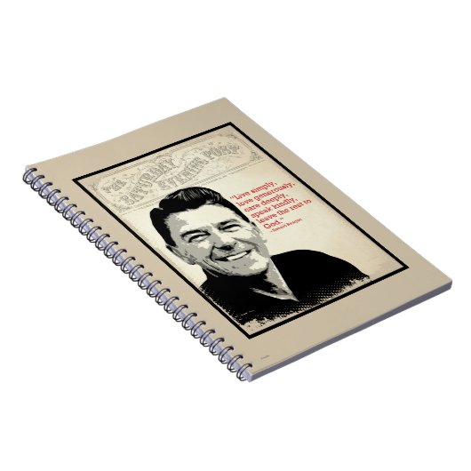 Ronald Reagan Zitat Notizblock (Rechte Seite)