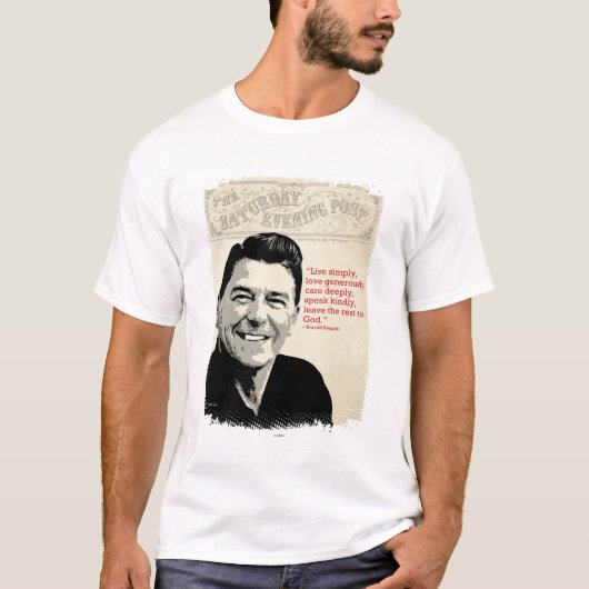 Ronald Reagan Zitat T-Shirt (Vorderseite)