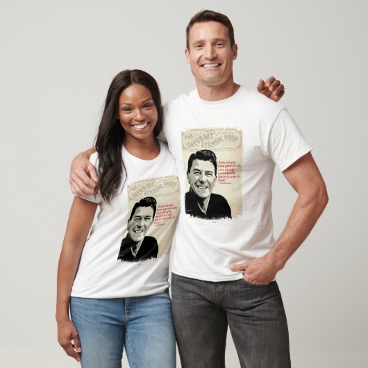 Ronald Reagan Zitat T-Shirt (Unisex)