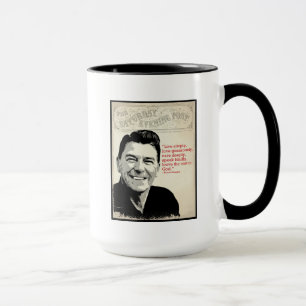 Ronald Reagan-Zitat Tasse