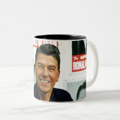 Ronald Reagan Zweifarbige Tasse (VorderseiteRechts)