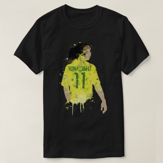 Ronaldinho Brazil Legend Art Classic T Shirt (Design vorne)