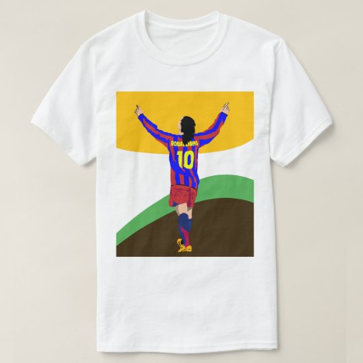 Ronaldinho Wpap Pop-Art T-Shirt (Design vorne)