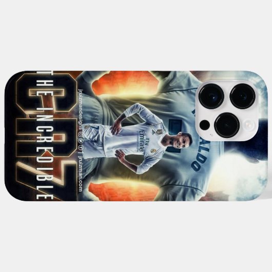 Ronaldo Bild auf Iphone14 pro max Fall Case-Mate iPhone Hülle (Rückseite (Horizontal))
