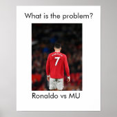 Ronaldo vs MU Poster (Vorne)