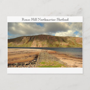 RonasHill, Ronas Hill Northmavine Shetland Postkarte
