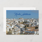 Ronda Rooftops Postcard Postkarte (Vorne/Hinten)