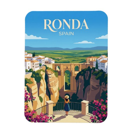 Ronda Spanien Magnet (Vertikal)
