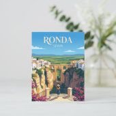 Ronda Spanien Postkarte (Stehend Vorderseite)