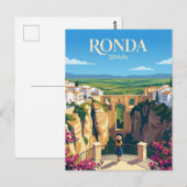 Ronda Spanien Postkarte (Vorne/Hinten)