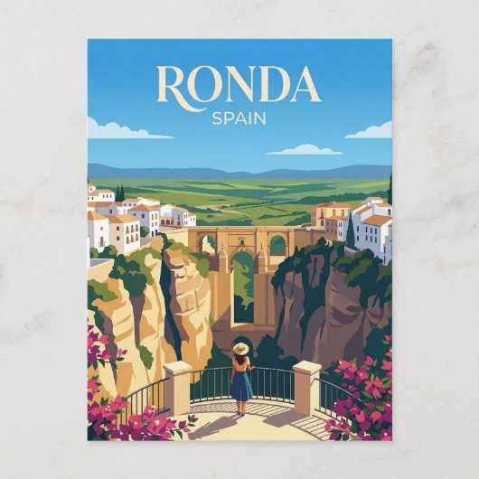 Ronda Spanien Postkarte (Vorderseite)