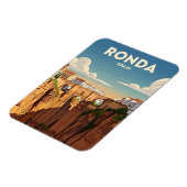 Ronda Spanien Reise Magnet (Linke Seite)