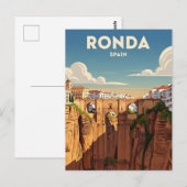 Ronda Spanien Reise Postkarte (Vorne/Hinten)