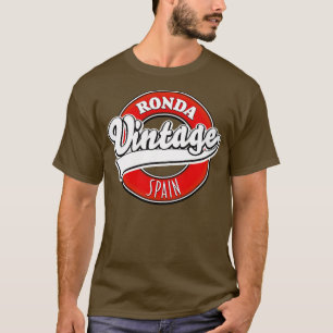 Ronda Spanien Vintages Logo T-Shirt