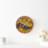 Rondo Dump Truck clock Runde Wanduhr (Zuhause)