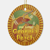 Rondo Georgia Peaches Keramik Ornament (Links)