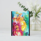 RONDO IN LAGON / Venezianischer Maskenball Einladungspostkarte (Stehend Vorderseite)