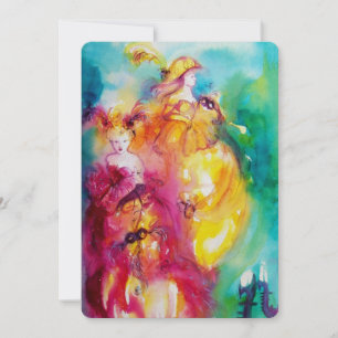 RONDO IN LAGOON, 16 . Geburtstag Masquerade Party Einladung