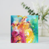 RONDO IN LAGOON, 16 . Geburtstag Masquerade Party Einladung (Stehend Vorderseite)