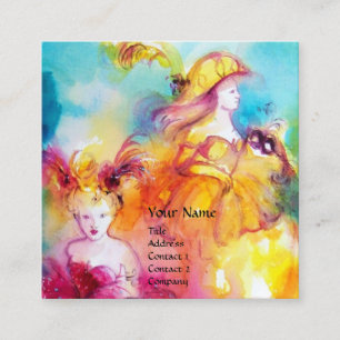 RONDO IN LAGOON Darstellend Arts ,Kostümbildner Quadratische Visitenkarte