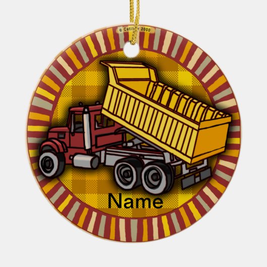 Rondo-Kipper Keramik Ornament (Vorne)