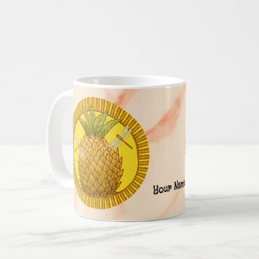 Rondo Pineaple Kaffeetasse (Vorderseite Links)