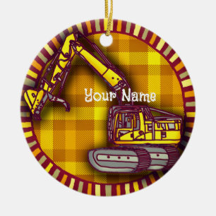 Rondo Power Shovel Keramik Ornament