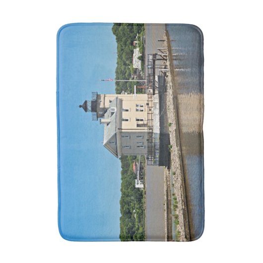 Rondout Creek Lighthouse, New York Bath Mat Badematte (Vorderseite Vertikal)